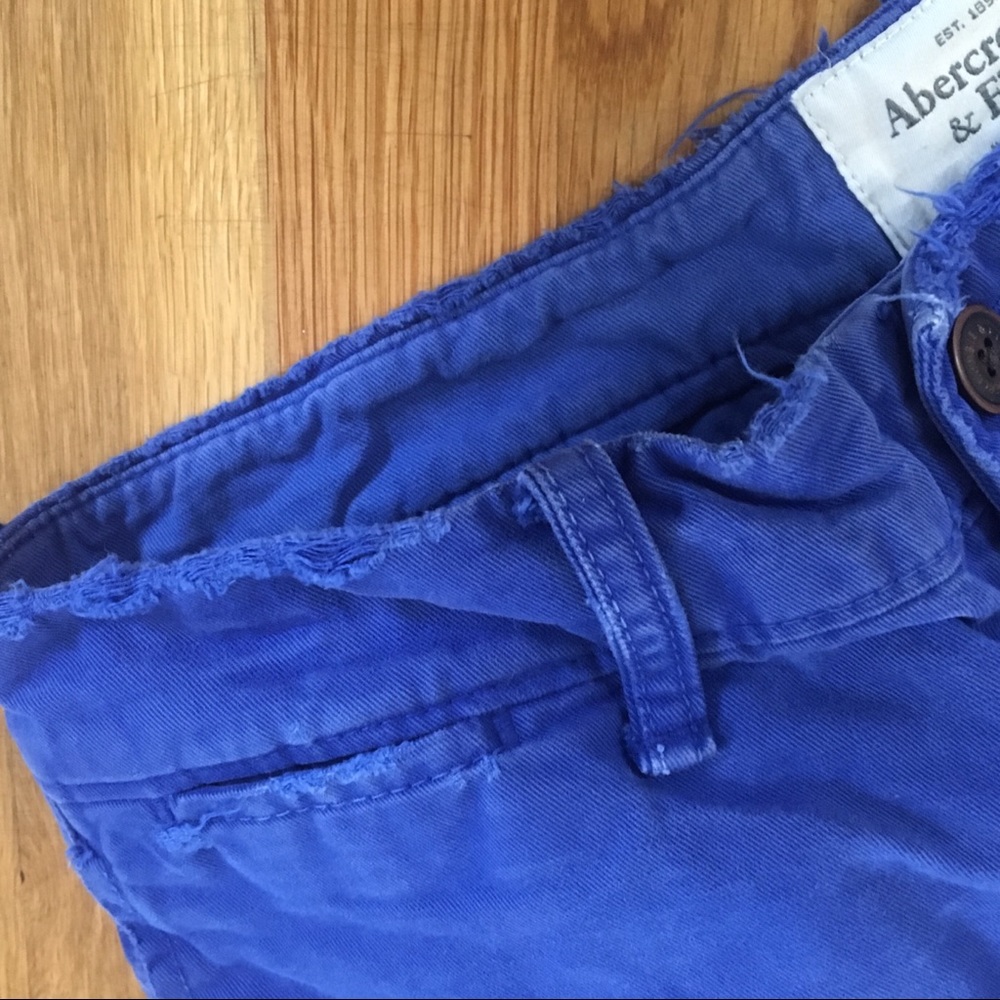 Abercrombie & Fitch Blue Shorts - Picture 6 of 8